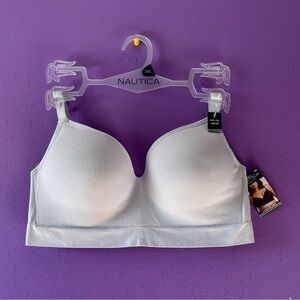 Nautica Women's Soft Gray Bra